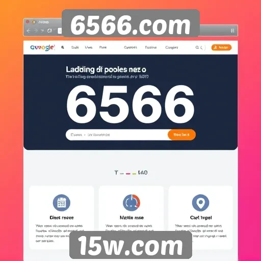 Análise da interface intuitiva do site 6566.com